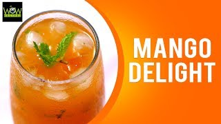 Mango Delight Mocktail  Simple amp Easy Homemade Mocktail Recipes  Wow Recipes [upl. by Teik]