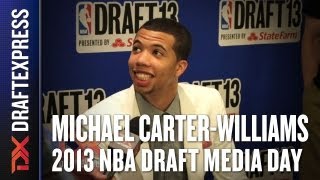 Michael CarterWilliams  2013 NBA Draft Media Day Interview [upl. by Banky]