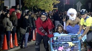 Rutgers Bed Races a Homecoming Favorite [upl. by Anahpets]