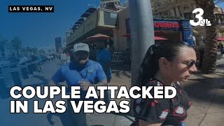 Las Vegas visit ends in violence for celebrating couple police investigating [upl. by Orrin]