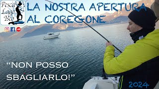 La nostra apertura al Coregone 2024 CATTURA INASPETTATA 4K [upl. by Dloraj]