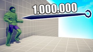 1000000 DAMAGE SKEWER vs EVERY BOSS  TABS  Totally Accurate Battle Simulator 2024 [upl. by Enniotna]