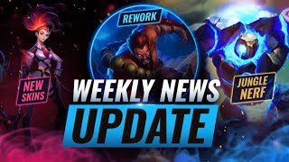 NEW UPDATES UDYR REWORK  JUNGLE NERFS amp MORE  League of Legends Season 11 [upl. by Ynoep177]