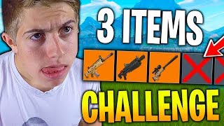 ÉNORME TOP 1 EN 3 ITEMS MAX CHALLENGE SUR FORTNITE AVEC DEUJNA [upl. by Lah]