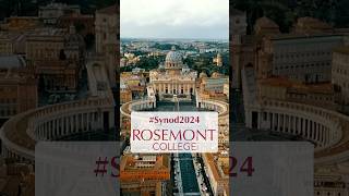 Rosemont College Students at Synod2024 in Rome [upl. by Haziza]