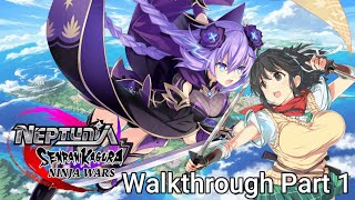 Neptunia X Senran Kagura Ninja Wars  Gameplay Walkthrough Part 1 [upl. by Yrtua]