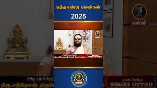 ஆங்கில புத்தாண்டு பலன்கள் 2025 கன்னி  Tamil New Year Rasipalan 2025 Kanni [upl. by Nysilla]