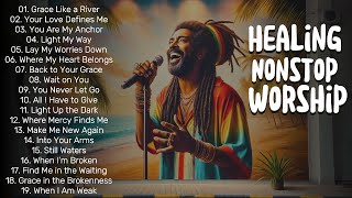 Special Hillsong Worship Gospel Reggae  Deep Healing Slow Gospel Reggae songs of all time [upl. by Einnek]