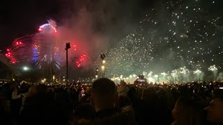 Belgrade New Year Eve2024 Belgrade Waterfront Fireworks [upl. by Killy561]