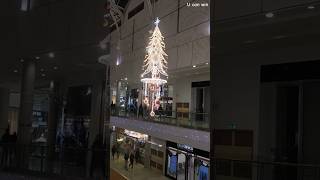 christmas colourful decoration baubles tree mall shopping snowflakes wreath lights vlog [upl. by Michail466]