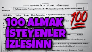 5Sınıf Bilişim Teknolojileri 1Dönem 2Yazılı [upl. by Siocnarf894]