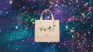 Coach X Peanuts Dempsey Tote 22 With Snoopy And Friends Motif 🥰😍❤️ [upl. by Afital113]