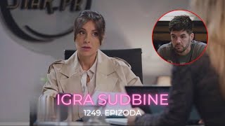 Igra sudbine 1249 epizoda  Da li će Unino priznanje ponovo zbližiti nju i Luku sadržaj epizode [upl. by Verla]