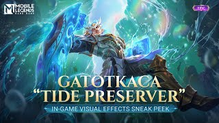 New Skin  Gatotkaca quotTide Preserverquot  Mobile Legends Bang Bang [upl. by Aritak]