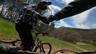 Thredbo Mountain Bike Park Kosciuszko Flow Trail Saturday 16th December 2023 [upl. by Peta]