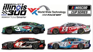 NASCAR Cup Series Paint Scheme Preview for WWT Raceway [upl. by Ayenet]