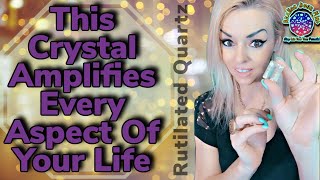 Rutilated Quartz Metaphysical Properties and Benefits Might Be The Most Powerful Crystal That I Own [upl. by Iosep296]