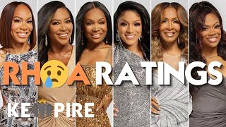 RHOA Season 14 Experiences RATINGS Drop In Comparison to Season 12 amp 13  Kandi And The Gang Ratings [upl. by Enelyak]