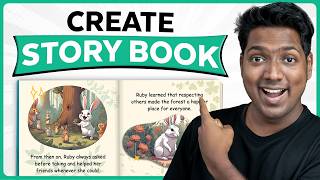 How To Create STORY BOOK For Kids Using AI 🤩  Amazon KDP [upl. by Arytahs]