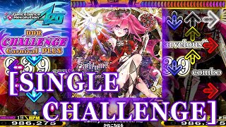 【DDR A20】 Lachryma《ReQueen’M》 SINGLE CHALLENGE 譜面確認＋クラップ [upl. by Noda]