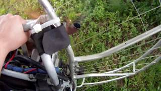 Simonini Mini 2 Paramotor Start  200cc Electric Starter [upl. by Rehsu]