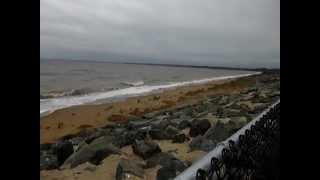 Hurricane Sandy Video 2 October 2728  Raritan Bay and Raritan River [upl. by Giffer]