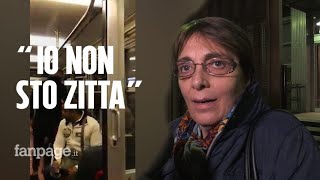 Aggressione razzista a Napoli parla la signora che ha difeso gli immigrati sulla Circumvesuviana [upl. by Ahsele245]