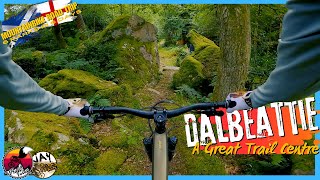 DALBEATTIE Forest MTB  Red and Black Runs amp The SLAB  Santa Cruz 5010 v5 [upl. by Hashum981]