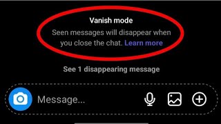 Secret trick to disable vanish mode on Instagram [upl. by Yvi812]