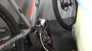 hacking a carrera e spec electric bike to run a throttle and speed hack [upl. by Temhem]