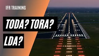 Runway Declared Distances  TORA TODA ASDA amp LDA [upl. by Gillette]