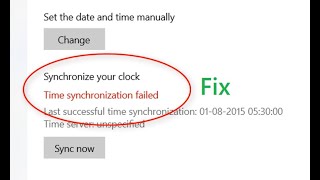 How to fix Time synchronization failed in windows 10 [upl. by Gilba]