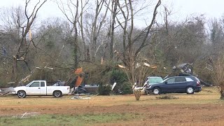 Tornado aftermath in Hale County Alabama [upl. by Jaco495]