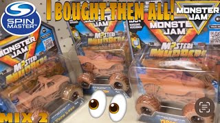 I Bought ALL The NEW Mystery Mudders From MIX 2  Spin Master Monster Jam INSTORE amp Review [upl. by Aesoh]