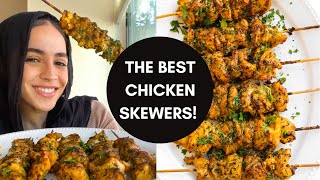 The Best CHICKEN SKEWER Recipe 30 Minute Dinner [upl. by Anileve]