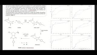 SYNTHESIS AND CHARACTERIZATION OF NEW POLYNORBORNENE DICARBOXIMIDES BEARING THIOLPENDANT GROUPS [upl. by Onirefes738]