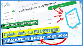 UPDATE EMIS 40 PD PONTREN SEMESTER GENAP 20232024 [upl. by Hendon96]