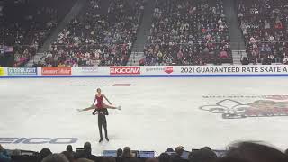 Aleksandra Boikova Dmitrii Kozlovskii Freeskate Pairs Skate America 2021 [upl. by Attecnoc97]