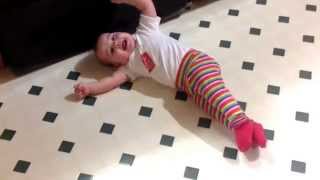 Sawyer crawling at 14months with spastic diplegia cerebral palsy [upl. by Idona737]