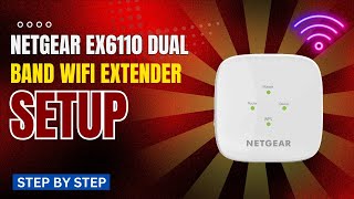 NETGEAR EX6110 Dual Band WiFi Extender Setup [upl. by Ahsatan]