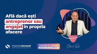 Ești antreprenor sau angajat în propria afacere [upl. by Mortimer958]