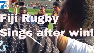 FIJI sings after Rugby Town Championship [upl. by Liamsi]