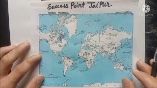 World Map fill संसार का मानचित्र भरना most point Political map of the 🌎 [upl. by Lavud725]