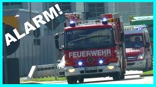 ALARM Einsatzfahrten THW Rettungswagen DRK Polizei amp Feuerwehr  Police Ambulance Fire Trucks [upl. by Gent887]