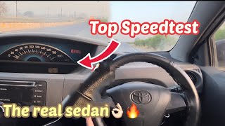 Toyota Etios top speed 🔥  180 😱 [upl. by Anwahsad]