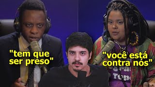 NEGRO DE DIREITA vs NEGRA DE ESQUERDA  Analise do Debate [upl. by Elleyoj]