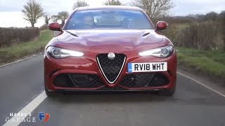 2019 Alfa Romeo Giulia Quadrifoglio drive review [upl. by Aciram670]