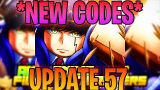 NEW CODES UPDATE 57 IN ANIME FIGHTERS [upl. by Marras]