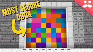 Making the Most Secure Door in Minecraft [upl. by Sakovich]