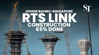 Construction of Johor BahruSingapore RTS Link 65 complete [upl. by Ardnosal303]